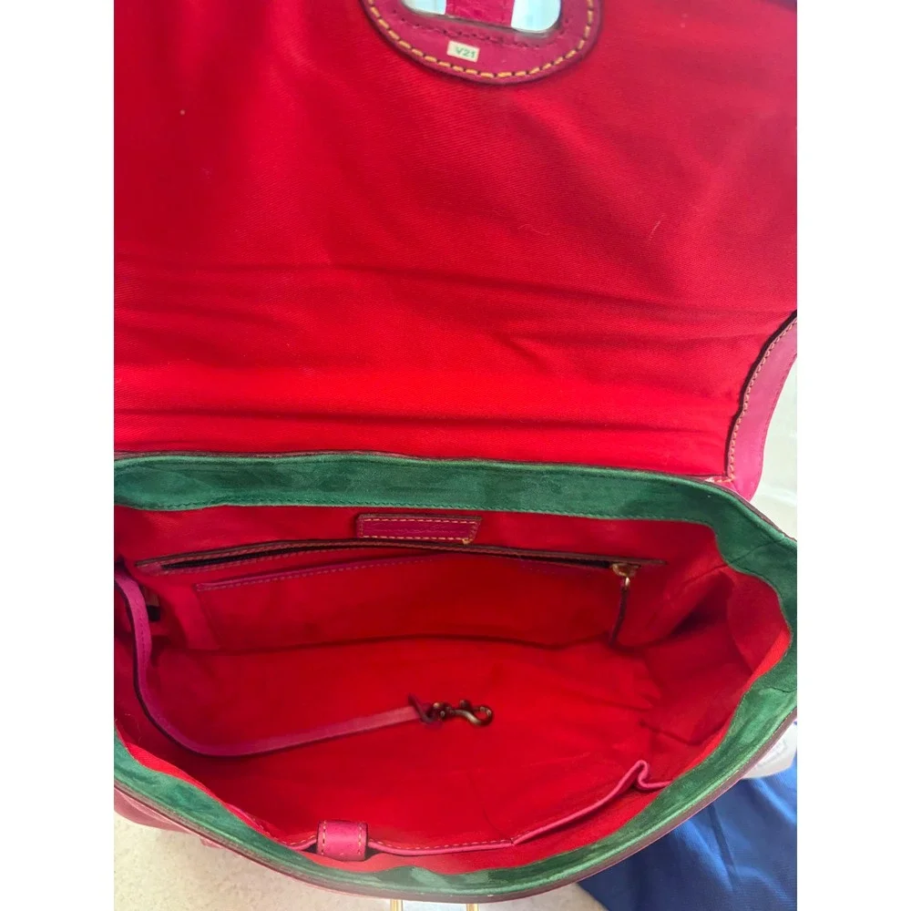 Dooney & Bourke‎ Florentine Satchel Hot Pink Leather Crossbody